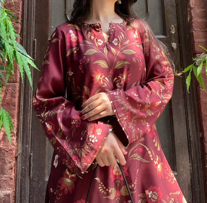Pietra Dura 2Pc - Printed Lawn Dress