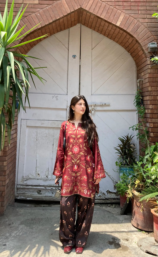 Pietra Dura 2Pc - Printed Lawn Dress